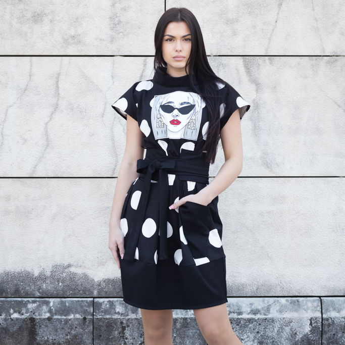 Dress 2IN1 HANDPAINTED